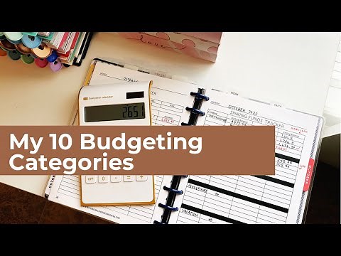 My 10 Budgeting Categories