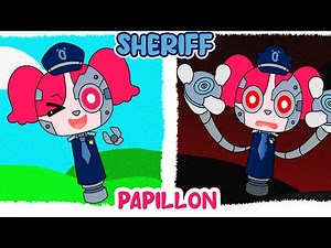 Sprunki OC Sheriff Labrador (Sheriff Papillon Robot)