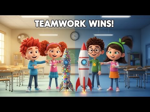The Rocket Challenge: Why Teamwork Wins! 🚀 A Story for Kids