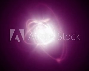 A Microscopic Atomic Particle System (Loop) Stock Video