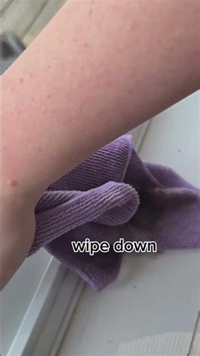 Clean a Dirty Window Casing With Me #clean #asmr