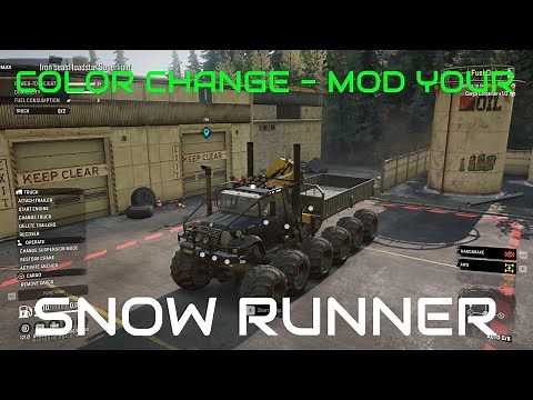 Mod Your Snow Runner: Color Customizations !!