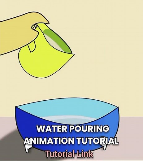 VECTOR MOTION: WATER POURING ANIMATION TUTORIAL #vectormotion #2danimationtutorial #android