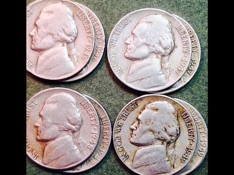 1946-1949 Jefferson Nickels