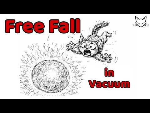 Free Fall in Vacuum | Full Derivation + Earth vs Moon