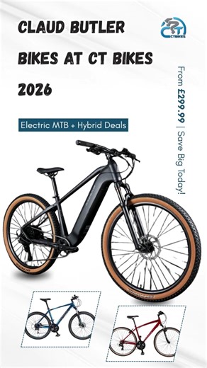 Claud Butler 2026 Electric MTB & Hybrid Bikes