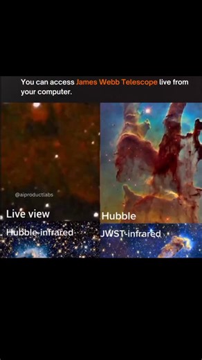 EntrepreneurempireHQ on Instagram: "You can literally check out the James Webb Space Telescope LIVE 🌌✨ This is one of the coolest things on the internet right now. At spacetelescopelive.org, you can: • See what James Webb is currently observing • Track its real-time position in space • Explore stunning deep-space targets like nebulae, galaxies, and star-forming regions • Follow humanity’s most powerful space telescope as it looks back billions of years in time It’s a reminder that while we buil
