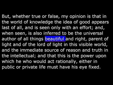 Plato - Allegory of the Cave - The Republic - Book VII