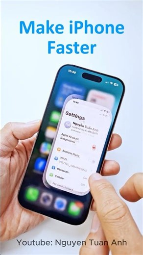How to make iphone faster