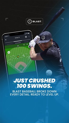 8.5K views | Unlock your swing’s full potential with Blast Baseball. Track your swing speed, attack angle, and mechanics in real time — all powered by the most trusted swing analyzer in the game. | Blast Motion | Facebook