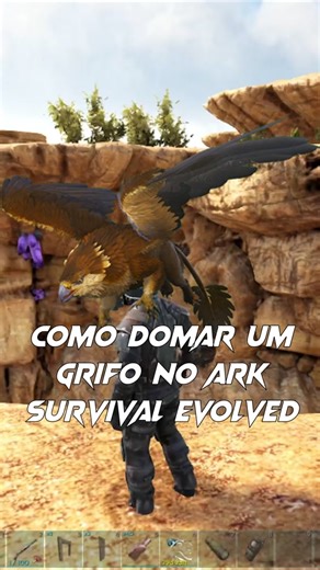 Como domar um Grifo de forma fácil #ARK #grifo #arksurvivalevolved #griffin #arktok