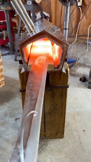 588K views · 6.5K reactions | Another one in the fire! ALMOST DONE!! ⚒️ #blacksmith #blacksmithing #bladesmith #bladesmithing #forging #weapons #tools | Yellow Goose Forge Blacksmith | Facebook