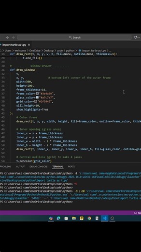 Make a Window! 🪟 #python #learncoding #codingbat #coding #programming
