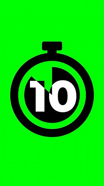 10 Seconds Countdown Stopwatch Timer ⏱