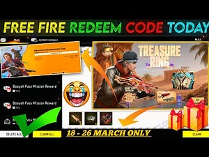FREE FIRE REDEEM CODE TODAY 19 MARCH REDEEM CODE FREE FIRE | FF REDEEM CODE TODAY 19 MARCH