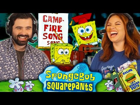 We Watched SPONGEBOB SEASON 3 EPISODE 17 AND 18 For the FIRST TIME!! THE CAMPFIRE SONG EPISODE