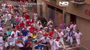 Vidéo. No Comment : la dernière course de taureaux à Pampelune fait sept blessés