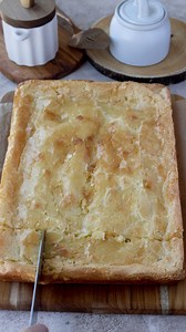 Buttery, chewy, and irresistibly gooey, this Ooey ​​​​​Gooey Butter Cake is made from scratch—no box mix needed! The balance of sweetness and buttery-ness makes this the perfect treat, whether you’re serving it for dessert or sneaking a slice with your morning coffee. 🤎✨ Check out this amazing recipe here: https://www.piesandtacos.com/gooey-butter-cake/ | Pies and Tacos