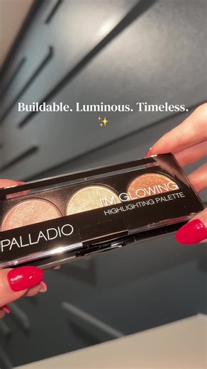 That soft, lit-from-within glow ✨ This highlighter trio blends like a dream and gives you everything from a natural daytime sheen to a golden, bronzy glow for nights out. Buildable, buttery, and infused with skin-loving botanicals so your glow never looks dry or chalky. This is one of those “you’ll reach for it every day” palettes 🤍 #makeup #SoftGlam #glowyskin #NaturalGlow #MakeupTok