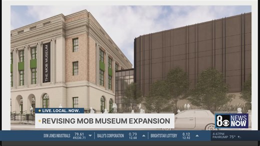 Mob Museum expansion flips to east side of historic Las Vegas building, new renderings show