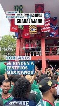 Aficionados de Corea del Sur sucumben al ambiente mexicano en el Fan Fest de Guadalajara #shorts