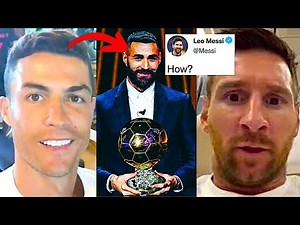 FOOTBALLERS REACT TO KARIM BENZEMA WINNING BALLON D’OR 2022 | BENZEMA BALLON D’OR REACTIONS