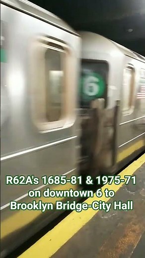 NYCS: #R62A on downtown 6 arriving @ 138th St-3rd Ave #mta #nycsubway #youtubeshorts #southbronx