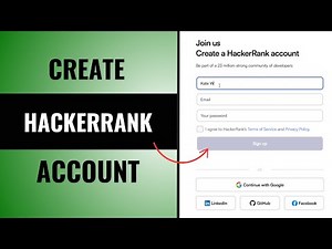 How to Create a Hackerrank Account?