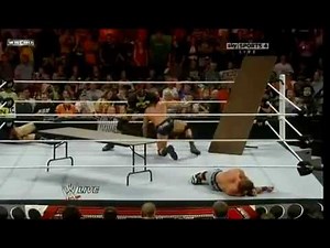 John Cena vs Randy Orton Table Match WWE Raw 9 13 10 part 2