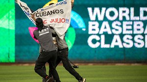 3 Arrested After Storming Baseball Field to Protest USA-Cuba Game