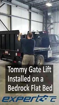 Tommy Gate Installed on Bedrock Truck Bed