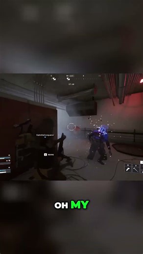 JUMP SCARE! Intense Corridor firefight caught on camera! #shorts #short #arcraiders