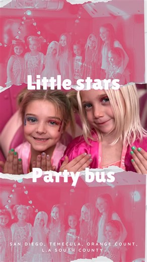 Little Stars Birthday Party Bus for Girls | Little glam. Big memories. 💕✨ The Little Stars Party Bus isn’t just a birthday… it’s a moment she’ll remember forever. Glitter on her... | Instagram