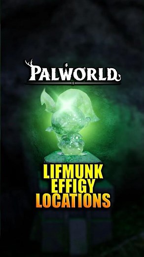 all LIFMUNK EFFIGY LOCATIONS in #palworld