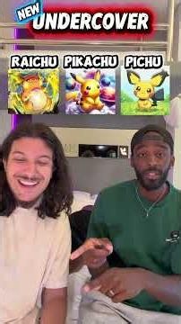 NEW UNDERCOVER ! PIKACHU VS PICHU VS RAICHU ! SPECIAL POKEMON ! #anime #manga #pokemon