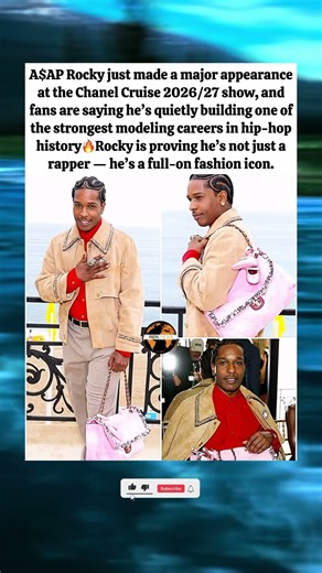 ASAP Rocky in Fashion Icon 🔥 #ASAPRocky #ChanelCruise #HipHopStyle #FashionWeek #StyleLegend