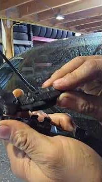 How to change windshield wiper blades on a Chevy Silverado #automobile #autorepair