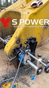 Get your buckets and loaders back to work with effective on-site repairs. S Power Portable line boring machine supplier, manufacturer. Phone / WA business: 150 0029 4941 #lineboring #excavatorlife #fieldservice #dieselmechanic #machinistlife #Spower #spowerportable #machineshop #metalworking #equipmentmaintenance #onsiterepairs #sitework #johndeere #bluecollarbrotherhood #manualmachinist | S Power Portable Machining Solutions