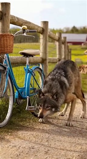 Check out this amazing **bike ride** encounter with **wolves** in the **wild**! Watch as these **animals** interact with a **bike** in a very unexpected way. This is a unique **cycling** video! | Rescue Stories