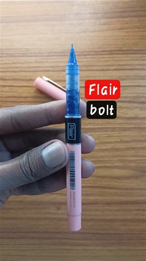 ₹60 flair bolt liquid Roller Pen with free ink refill || Flair bolt pen #penreview #flairpens
