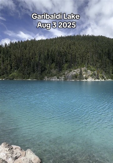 Vibes out at Garibaldi Lake this weekend!!! #fyp #garibaldi