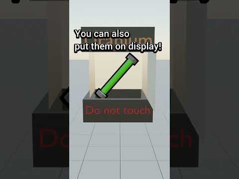 Things to do with radioactive material #shorts #blender