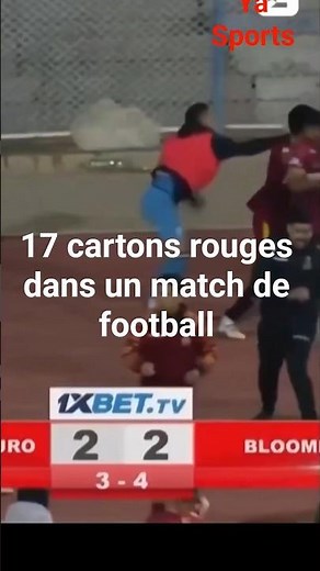 17 Cartons Rouges: le Match le Plus Violent de 2025 #football #soccer #foot #fyp #foryou #fypシ
