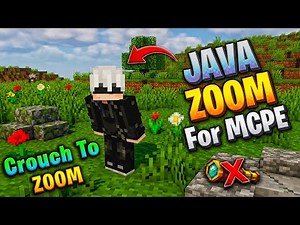 Java Zoom Mod For MCPE 1.26+ [100% Working]