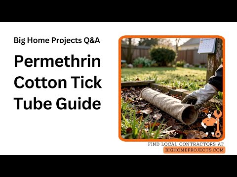 Permethrin Cotton Tick Tubes Rodent-Runway Strategy