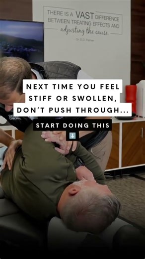 Your body is telling you something when stiffness or swelling shows up.