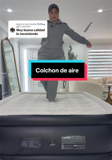 Colchón inflable cómodo y fácil de guardar