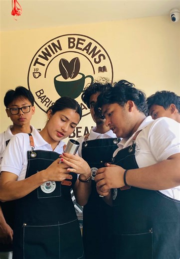 Learning the art behind every perfect shot ☕️ #itaharibaristaschool #trending #foryoupage#fypppppp#viral