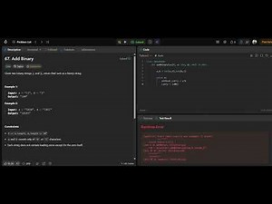 Day 2 | Problem 4 | LeetCode 67 – Add Binary | Python | XOR & Carry Logic