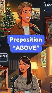 Preposition ABOVE in English | Higher Than Position Explained (A2-B1 Level) #englishlanguage